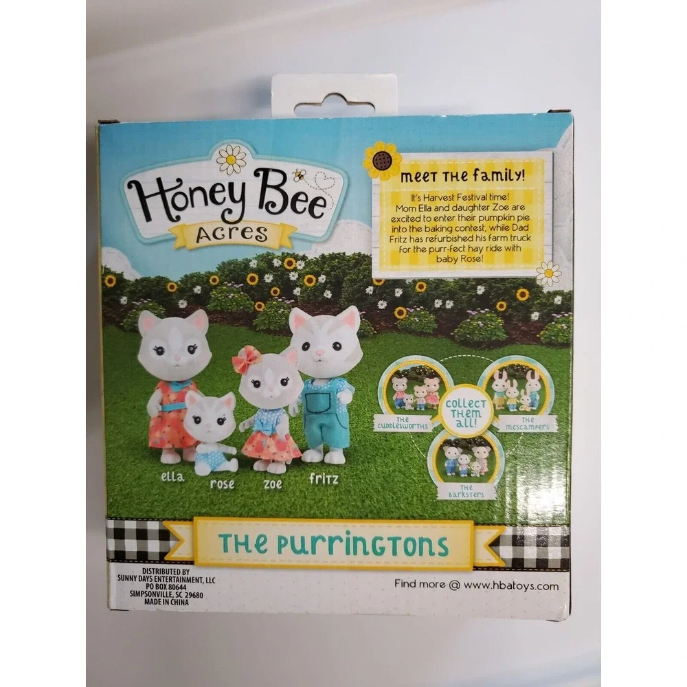 Honey Bee‎ Acres THE PURRINGTONS NEW Kids Toy